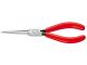 Flat Nose Pliers (Needle-Nose Pliers) black atramentized plastic coated 160 mm, 31 11 160