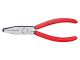 Flat Nose Grozing Pliers black atramentized plastic coated 160 mm, 91 61 160