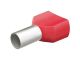 Twin wire-end ferrules with plastic collar, 97 99 372