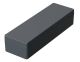 Aluminum enclosure, W 80, L 250, H 52 mm, Lh 12, M 4, Rose 01.08 25 05